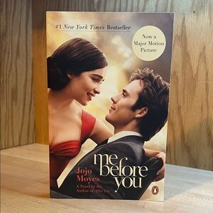 Me Before You by Jojo Moyes -- contemporary romance novel